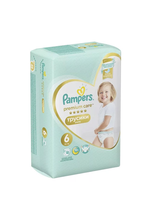 ПОДГУЗНИКИ-ТРУСИКИ PAMPERS PREMCAREPANTS EXTRALARGE 18шт
